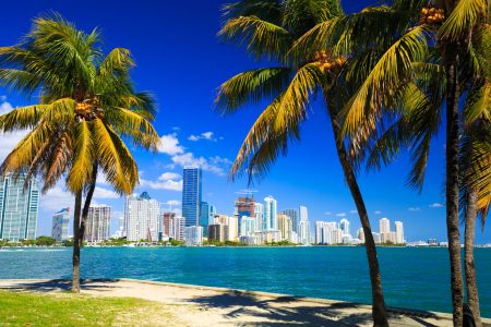 Skyline,View,Of,Miami,Florida